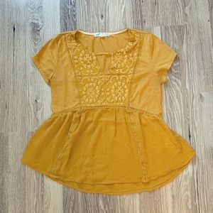 Gold Jolt Lace Top